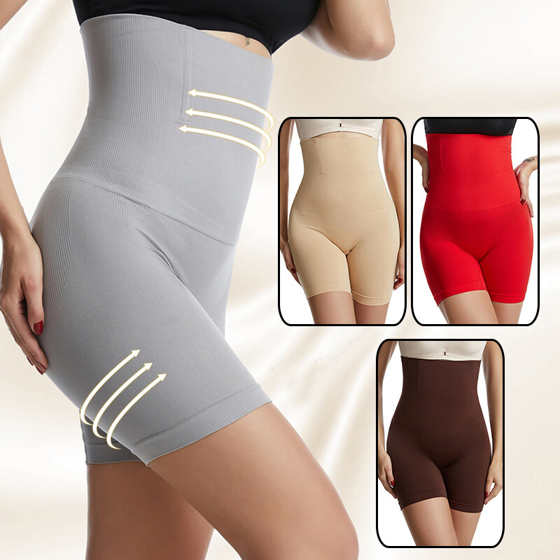 Womens Tummy Control Shapewear High Waisted Body Shaper Shorts Slimming Panties↗
