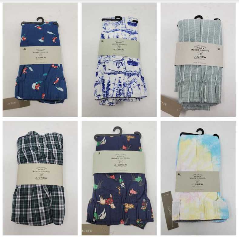 New men's J Crew boxers - All sizes avilable