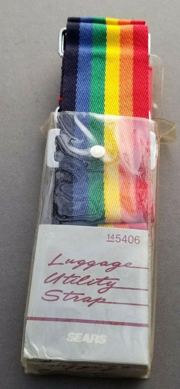Rainbow Luggage Utility Strap Metal Buckle Pride New