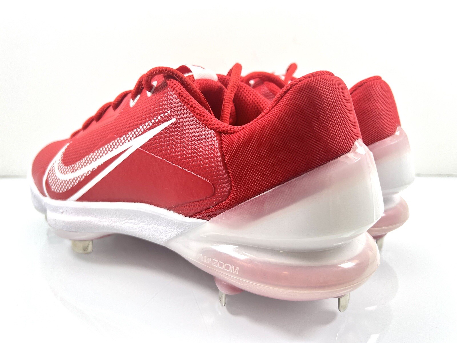NIKE FORCE TROUT 7 PRO METAL BASEBALL CLEATS RED WHITE CQ7224 602 sz 12