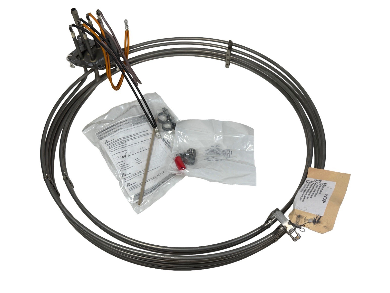 Genuine OEM RATIONAL 87.01.037 HEATING ELEMENT ASSEMBLY & GASKET Made in Germany