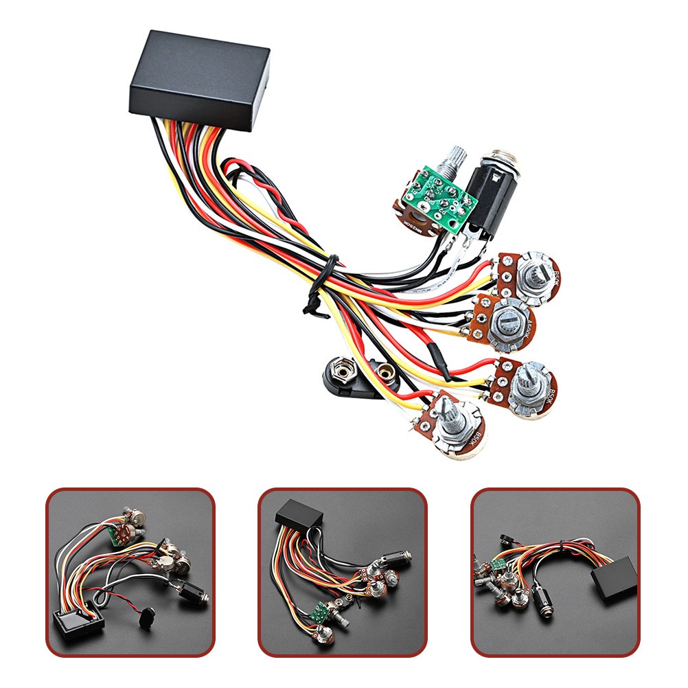 Practical Bass Preamp Wiring Circuit Durable Bass Wiring Circuit Guitar Part