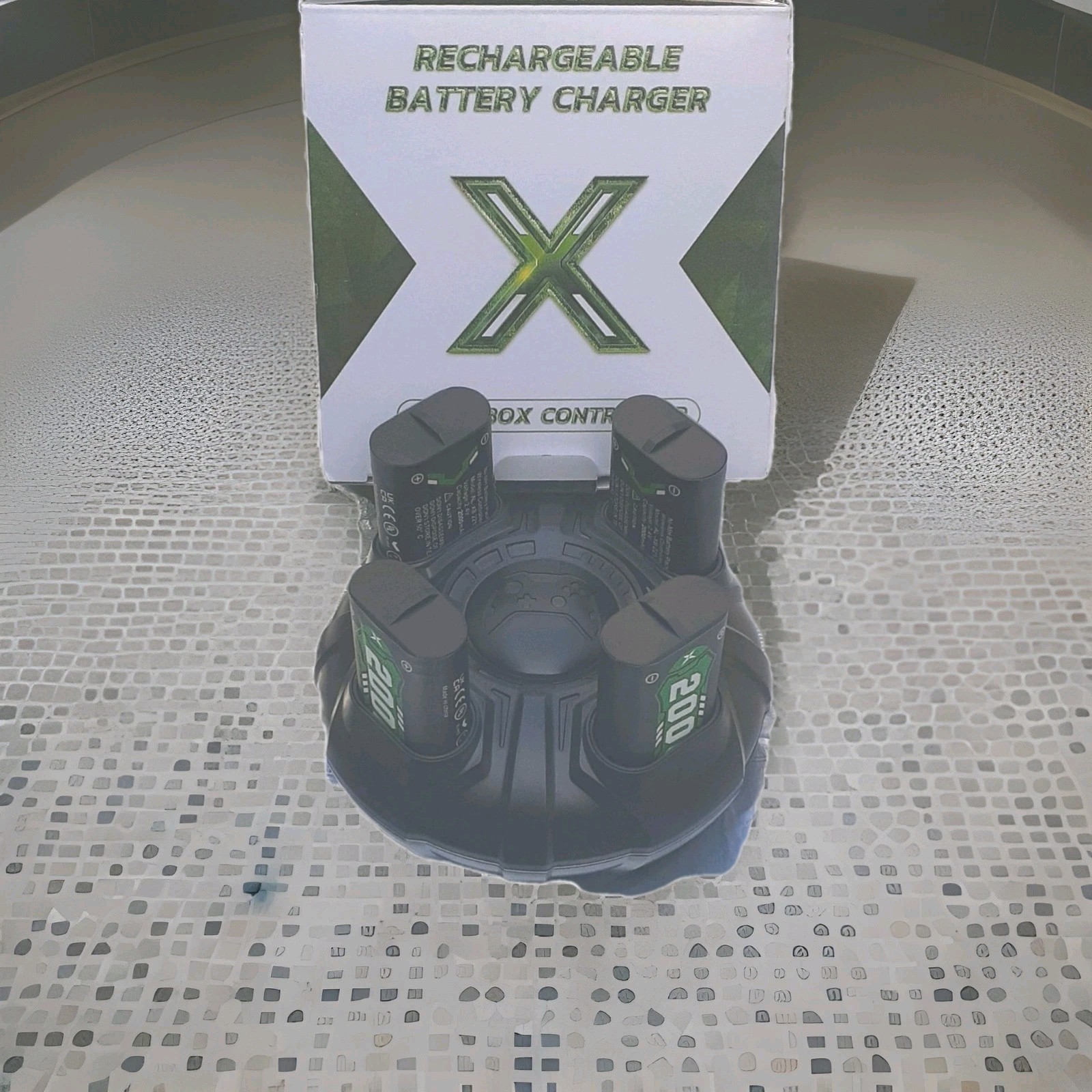 Battery Charging Station for Microsoft Xbox One/X/Elite Battery Controllers.