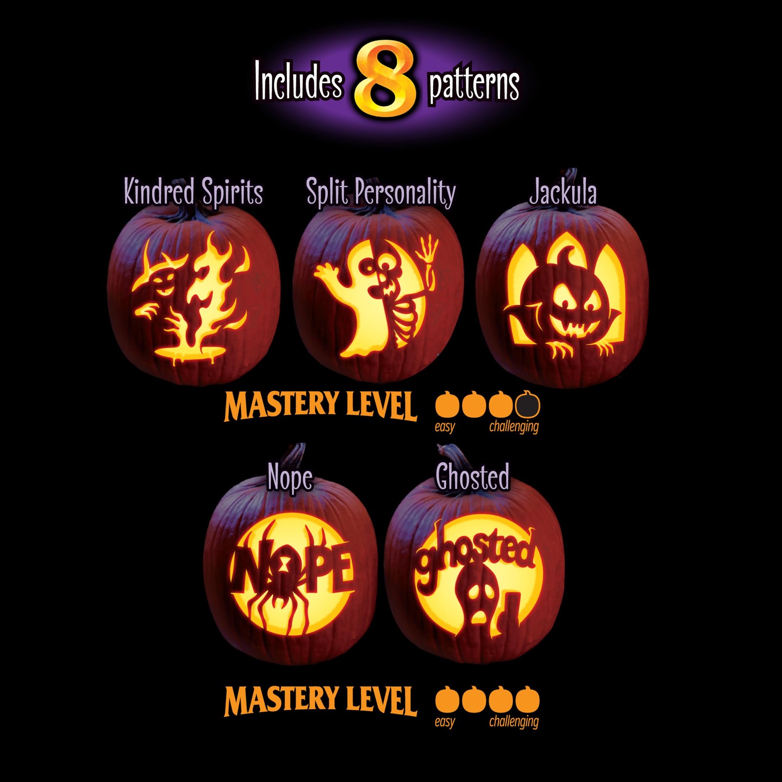 Pumpkin Masters Premium All in One Carving Kit – Comprehensive 39.4", Silver
