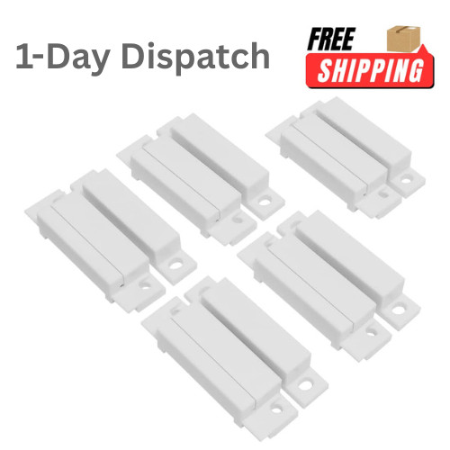 .5 Pack NC Magnetic Door Contact Sensor Surface Mount Alarm
