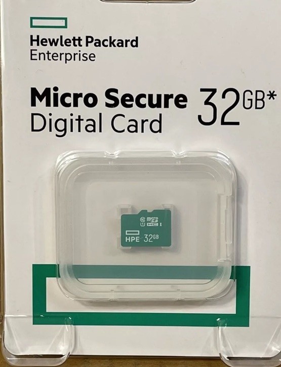 700139-B21 HP 32GB microSD Flash Memory Media Kit 853669-001 **Factory Sealed**
