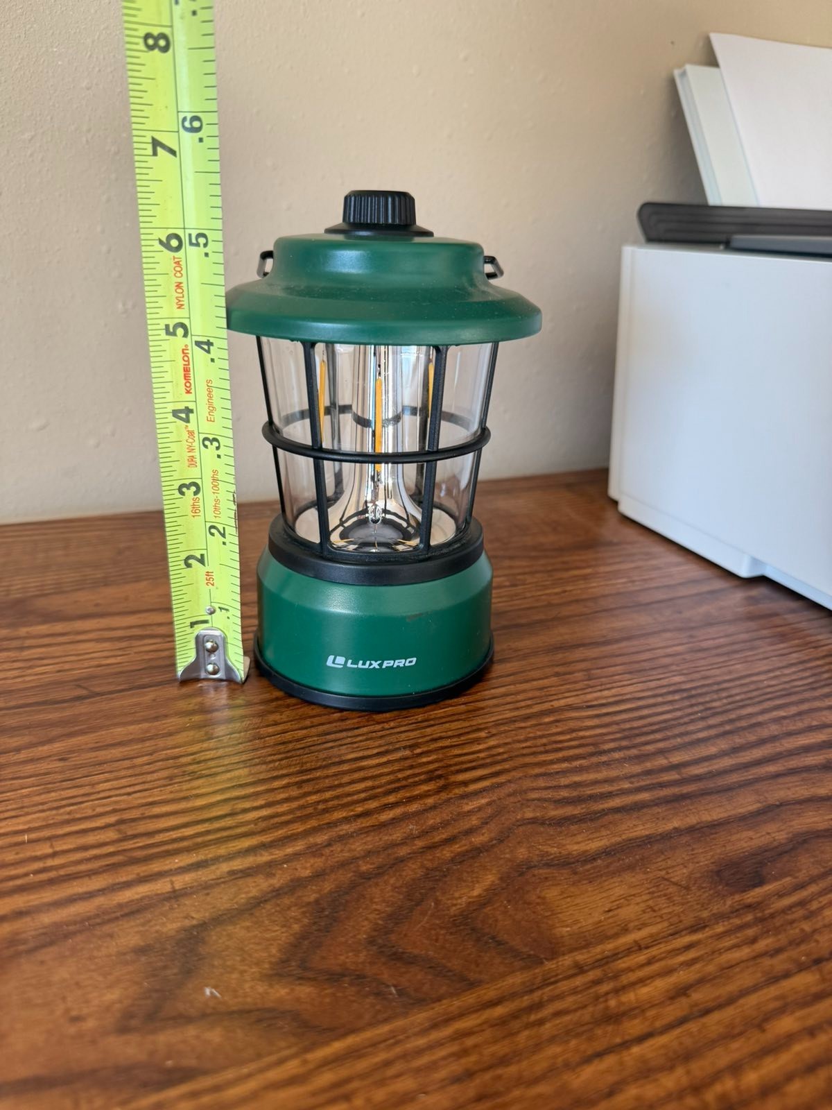 LuxPro Retro Lantern – Warm/Cool Light – AA Battery Powered