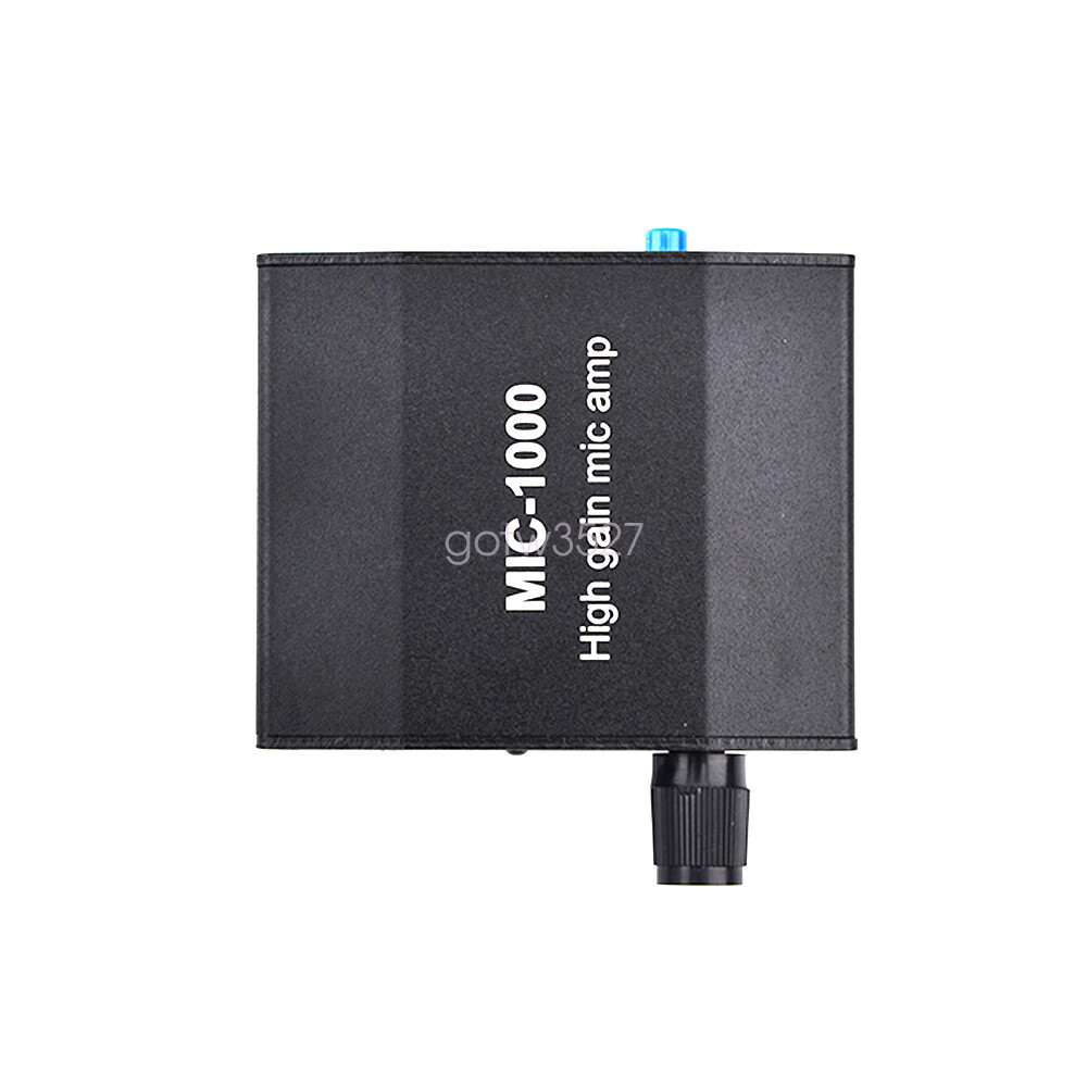 Microphone Amplifier Mic Audio Amp High Gain 1000 Times Amplification Accessory