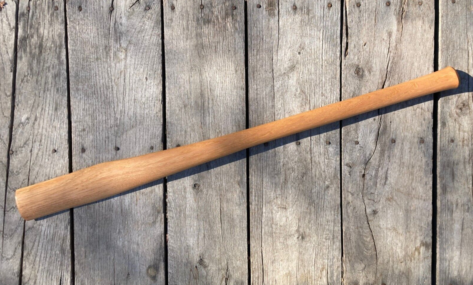 36" Beaver Tooth Old Time Offset Broad Axe Handle USA Hickory
