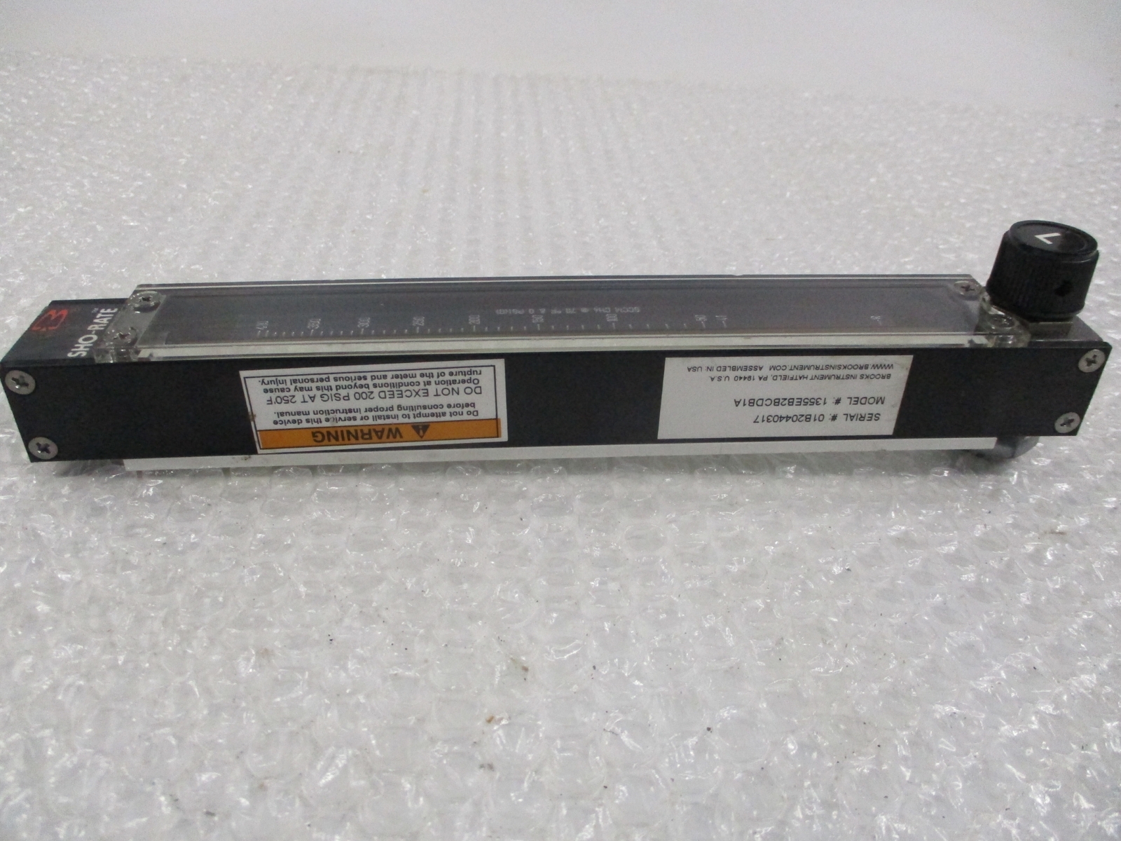 BROOKS 1355EB2BCDB1A FLOWMETER NSNP