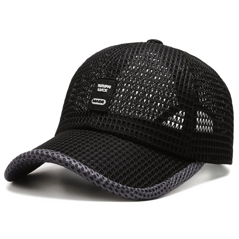 Men's Breathable Mesh Baseball Cap Summer Outdoor Hat Trucker Cap Gym Fun Gift