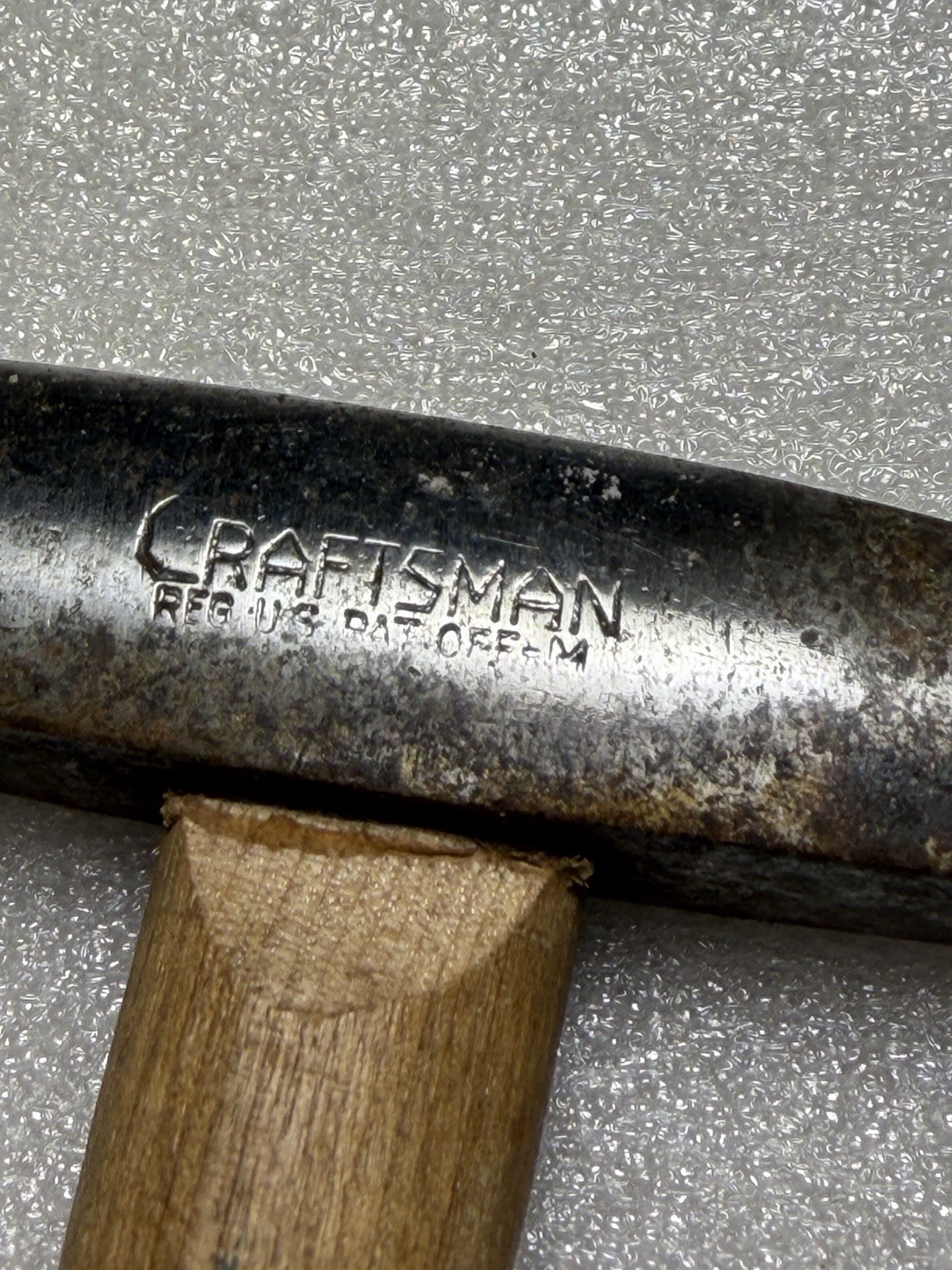 Vintage Craftsman Tile Tack Upholstery Hammer Wood Handle LOOSE HEAD