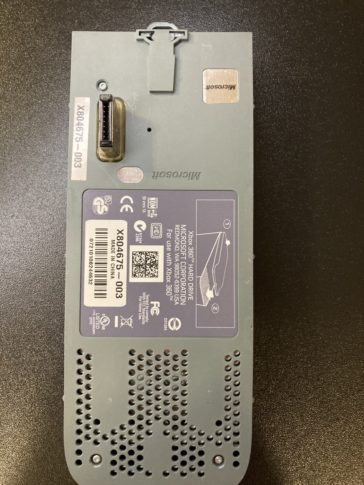 Xbox 360 Hard Drive Not Tested As Is