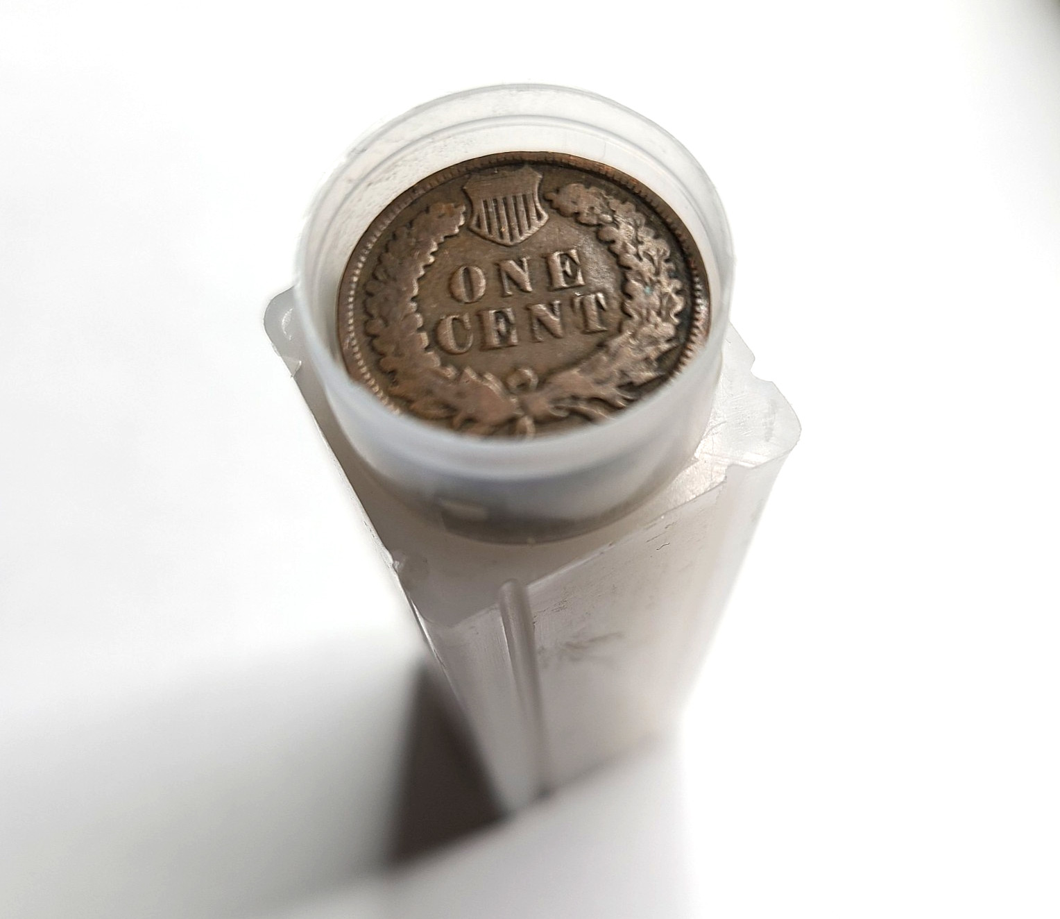 ⭐ Lincoln Wheat Penny Roll With FOUR Indian Head Cents ⭐ Will EXPLODE in Value💖
