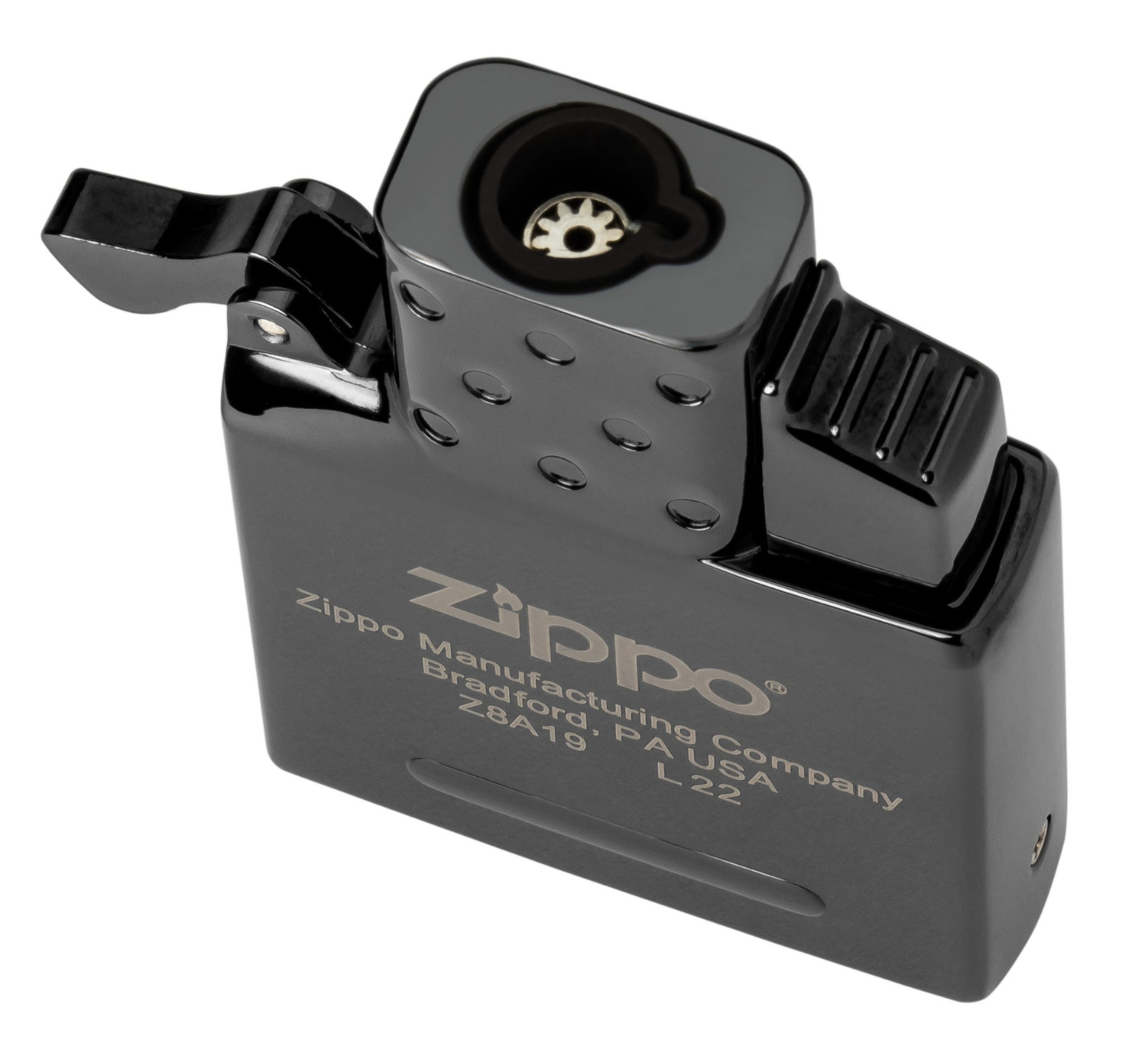 Zippo NEW Single Torch Black Insert Refillable Butane Gas Lighter Windproof