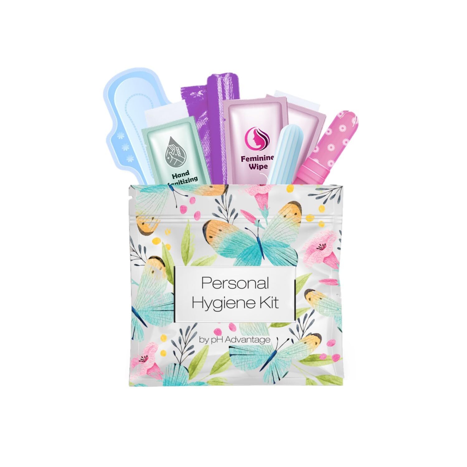 Menstrual Kit All-in-One | Convenience on The Go | Single Period Kit Pack for