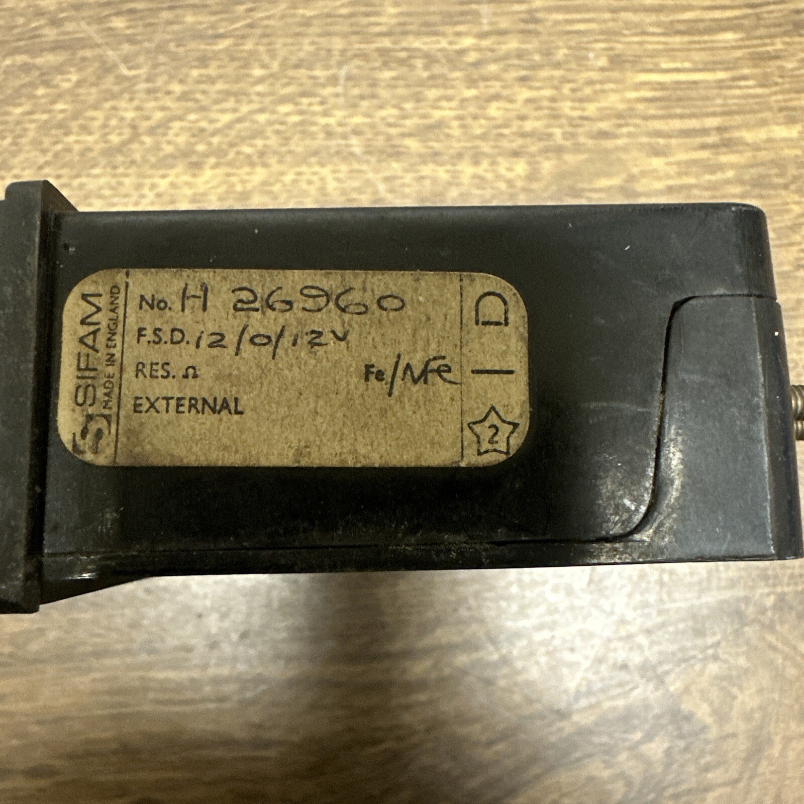 Sifam,100-0-100 %,Analog Panel Meter
