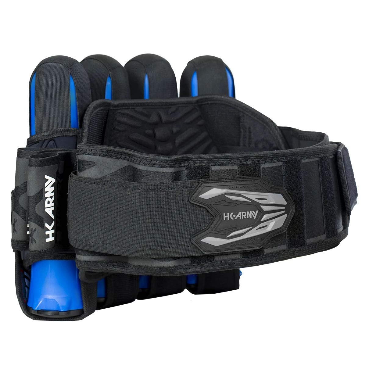 HK Army Magtek Paintball Harness Pod Pack - 3 + 2 + 4 - Black / Grey