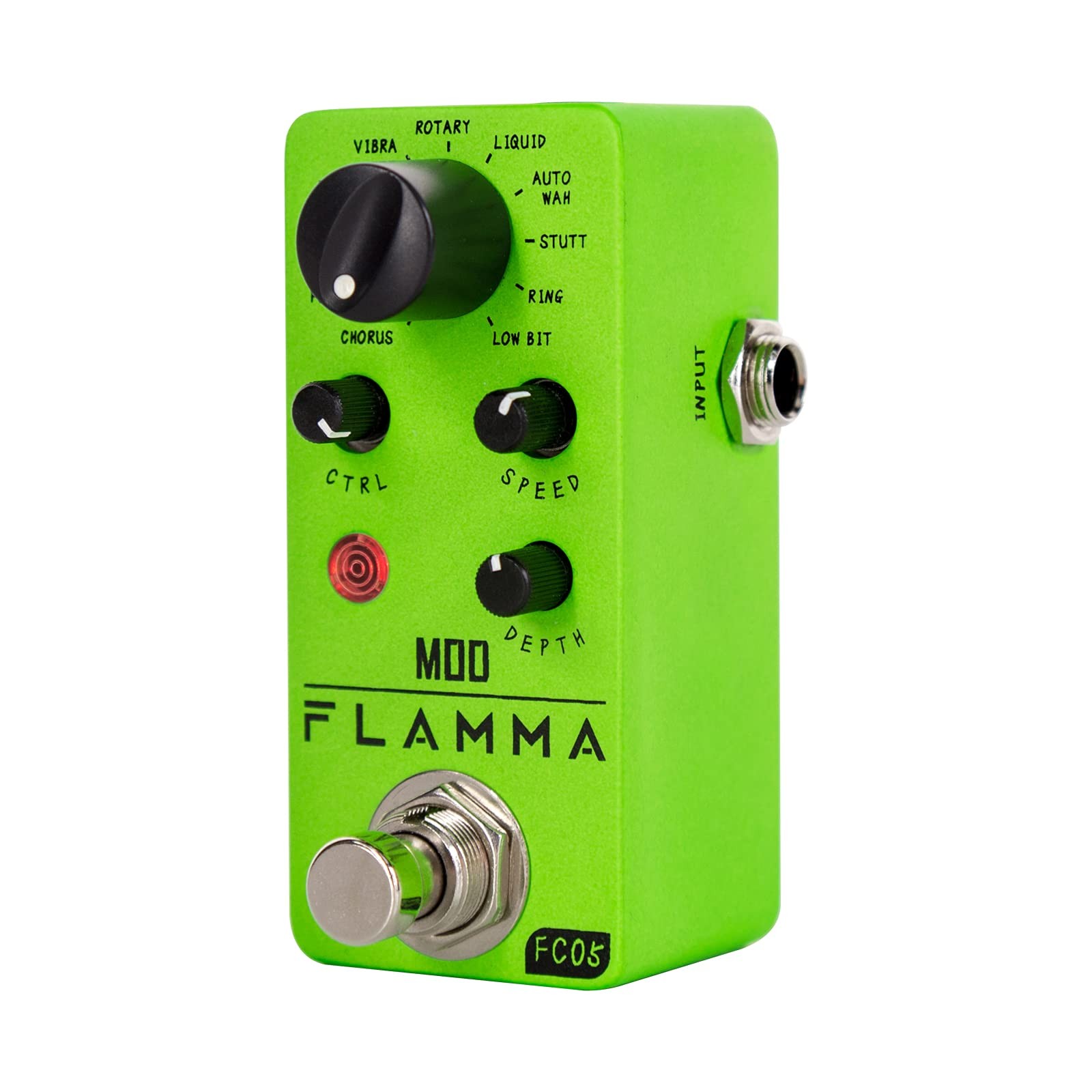 FC05 Mini Modulation Pedal with Chorus Flanger Tremolo Phaser Vibrato Rotary ...