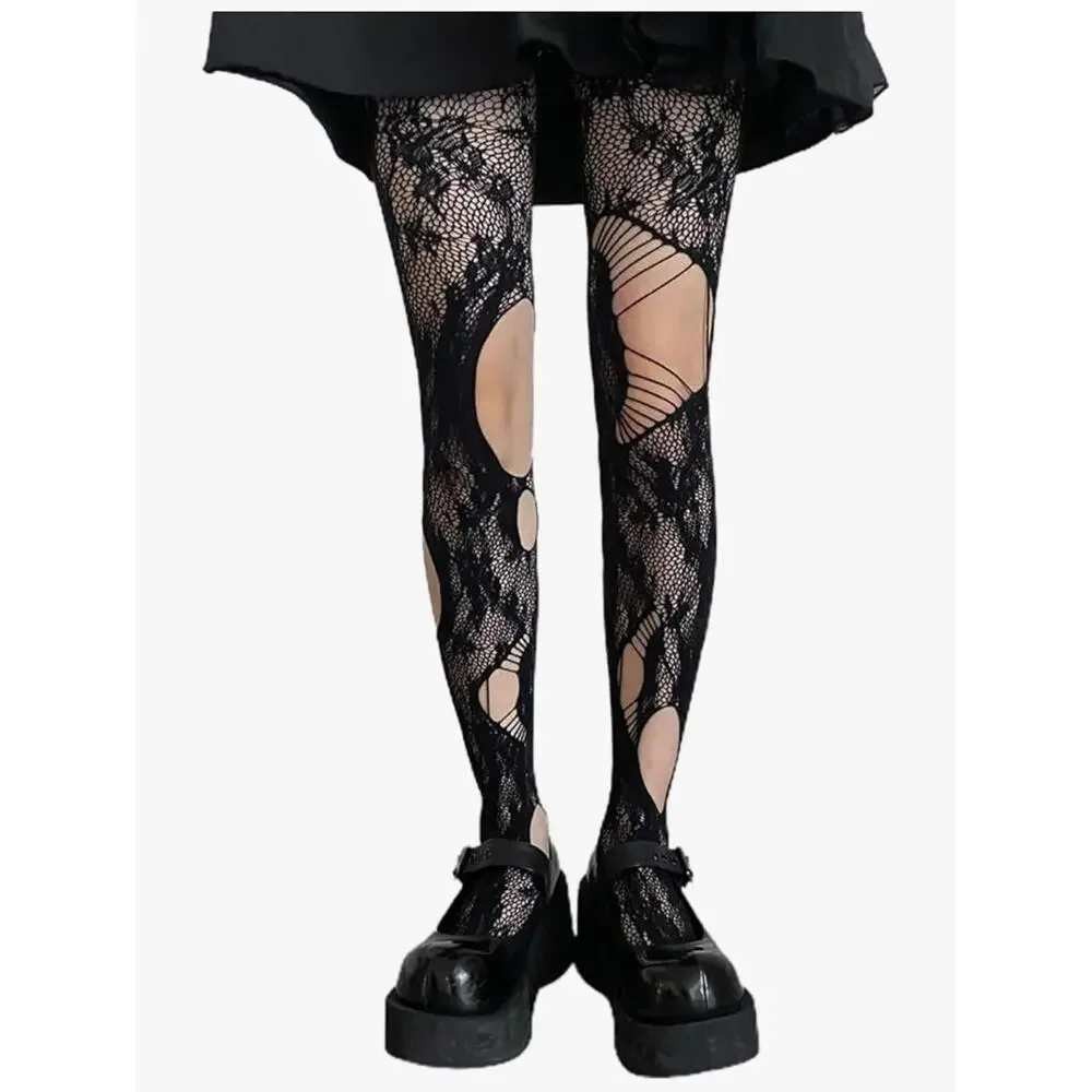 Black fishnet stockings new unique design fishnets goth grunge