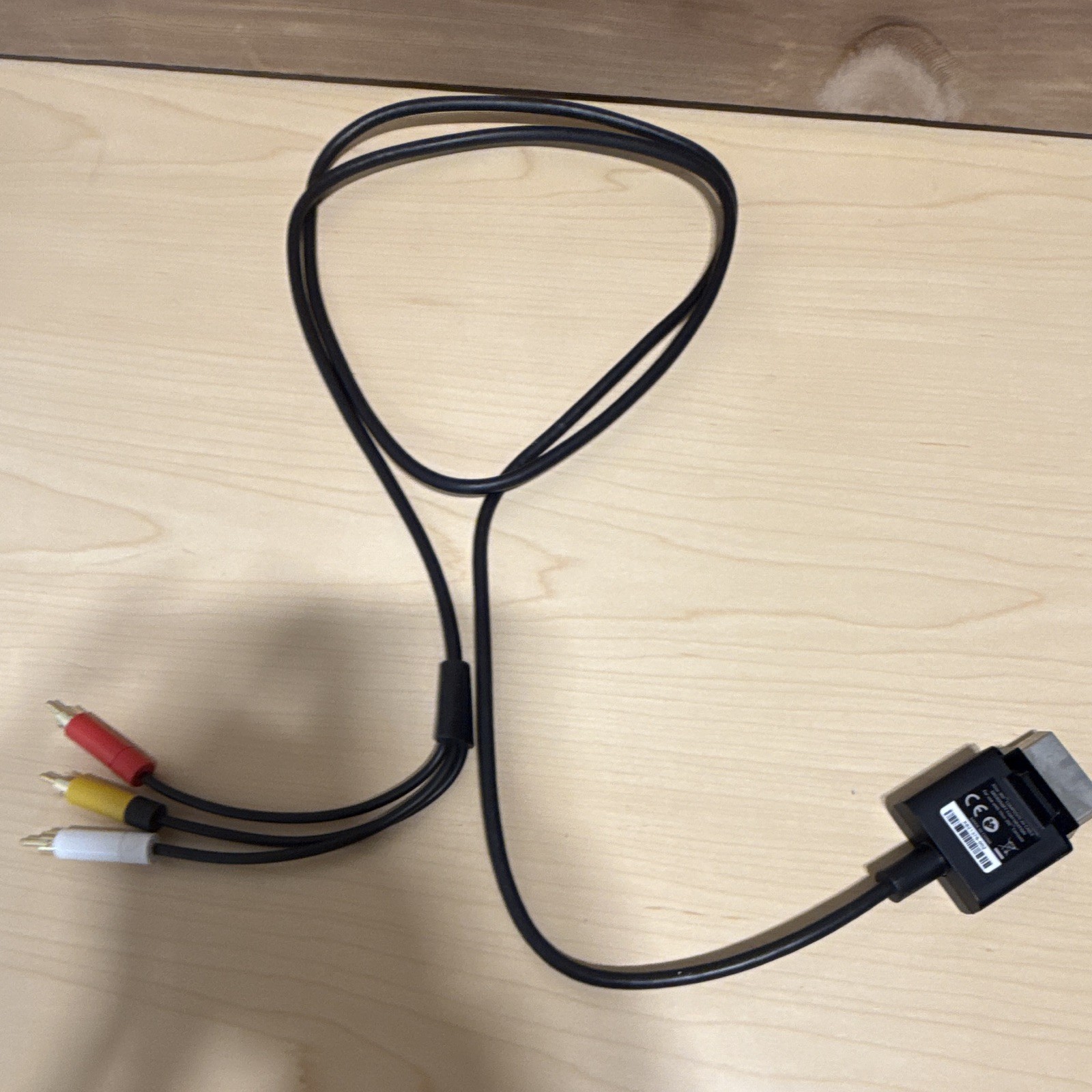 Microsoft Xbox 360 Composite RCA AV Cable 6ft Red/White/Yellow