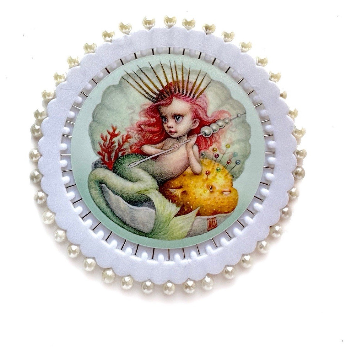 Mab Graves Mermaid Traveling Sewing Needles New