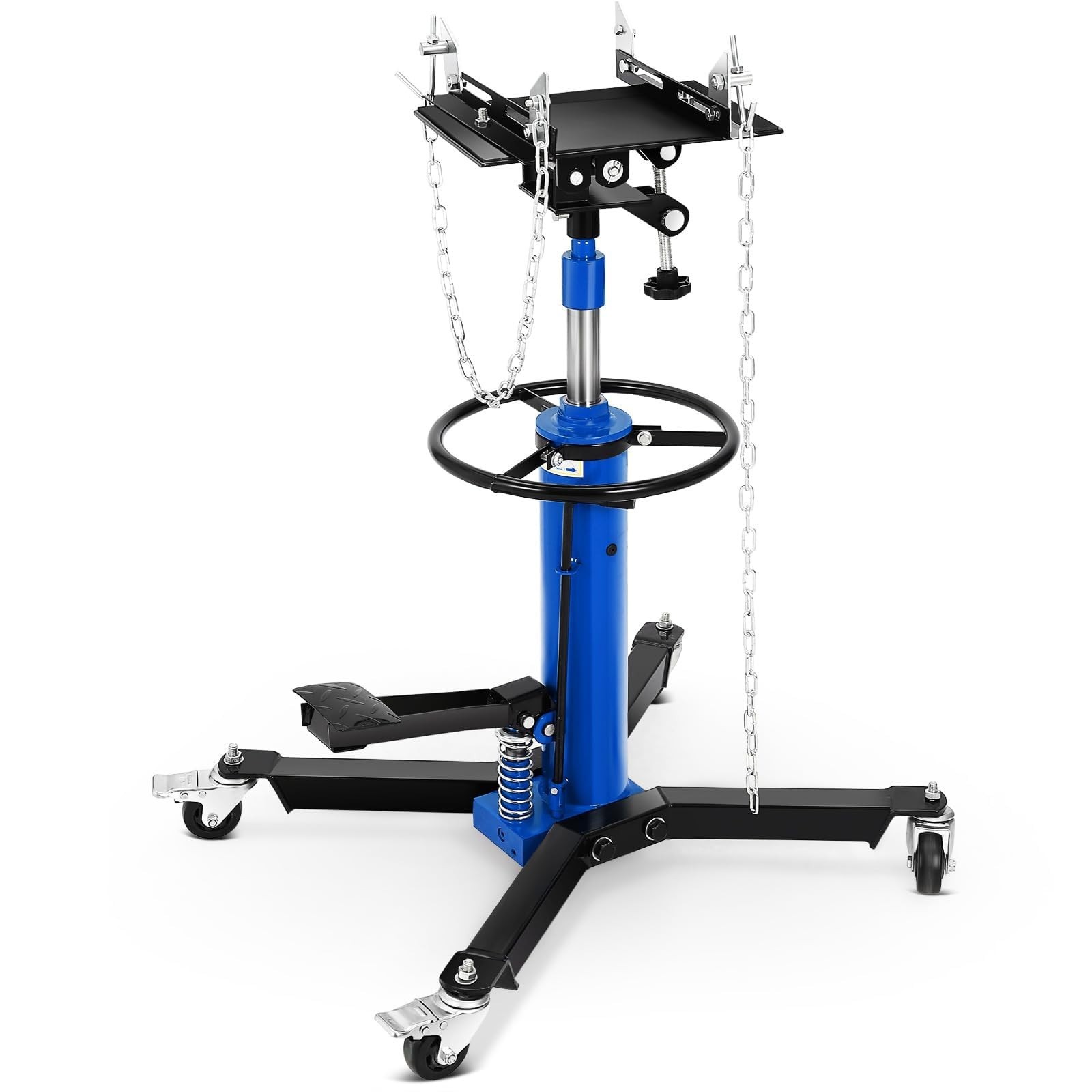 1332 LBS Hydraulic Telescoping Transmission Jack, 33"-69" Adjustable Height