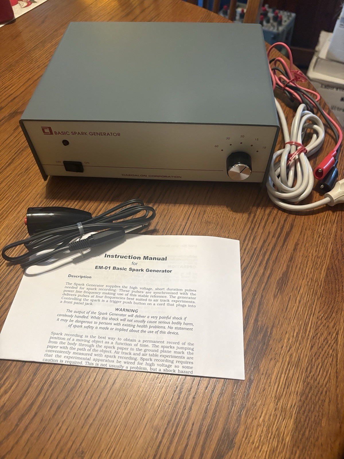 Daedalon Function Generator Model EG-01 115V Electronics Lab Equipment