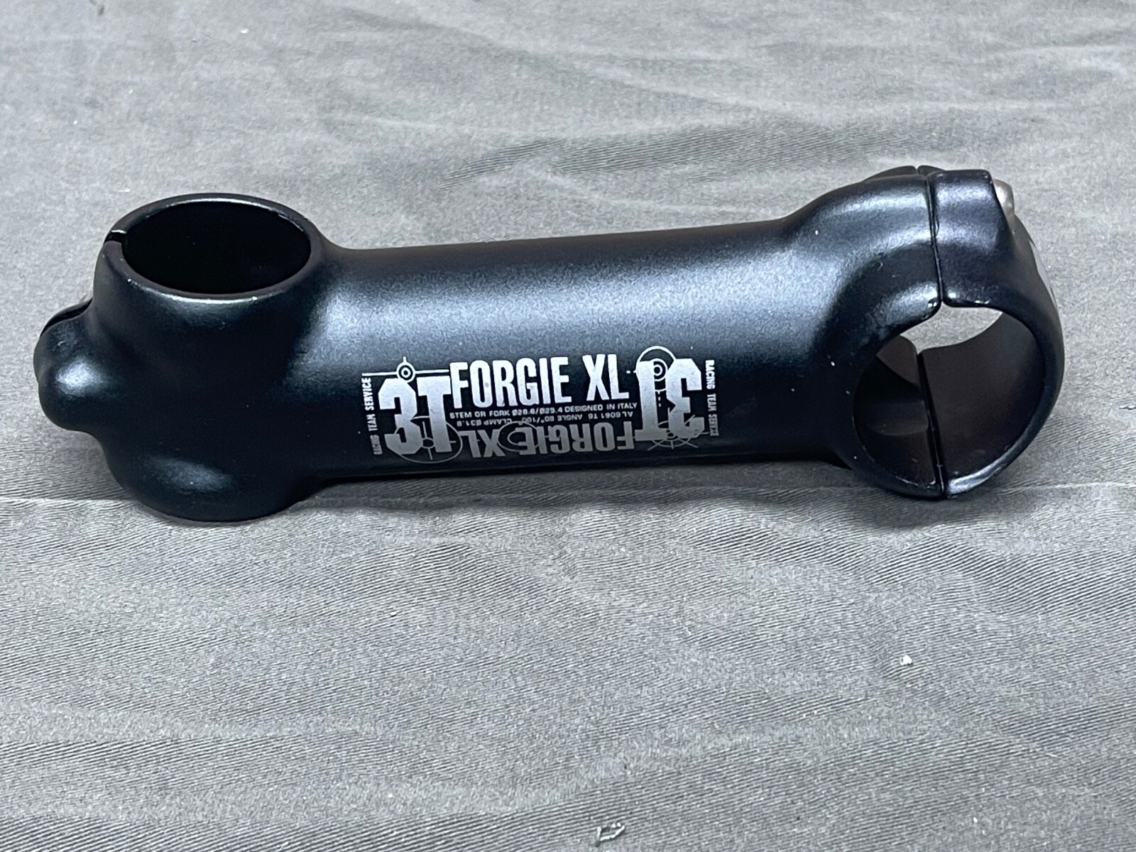 3T Forged XL 1 1/8 Threadless Stem 31.8 Clamp 80°/100° 115mm Black USED