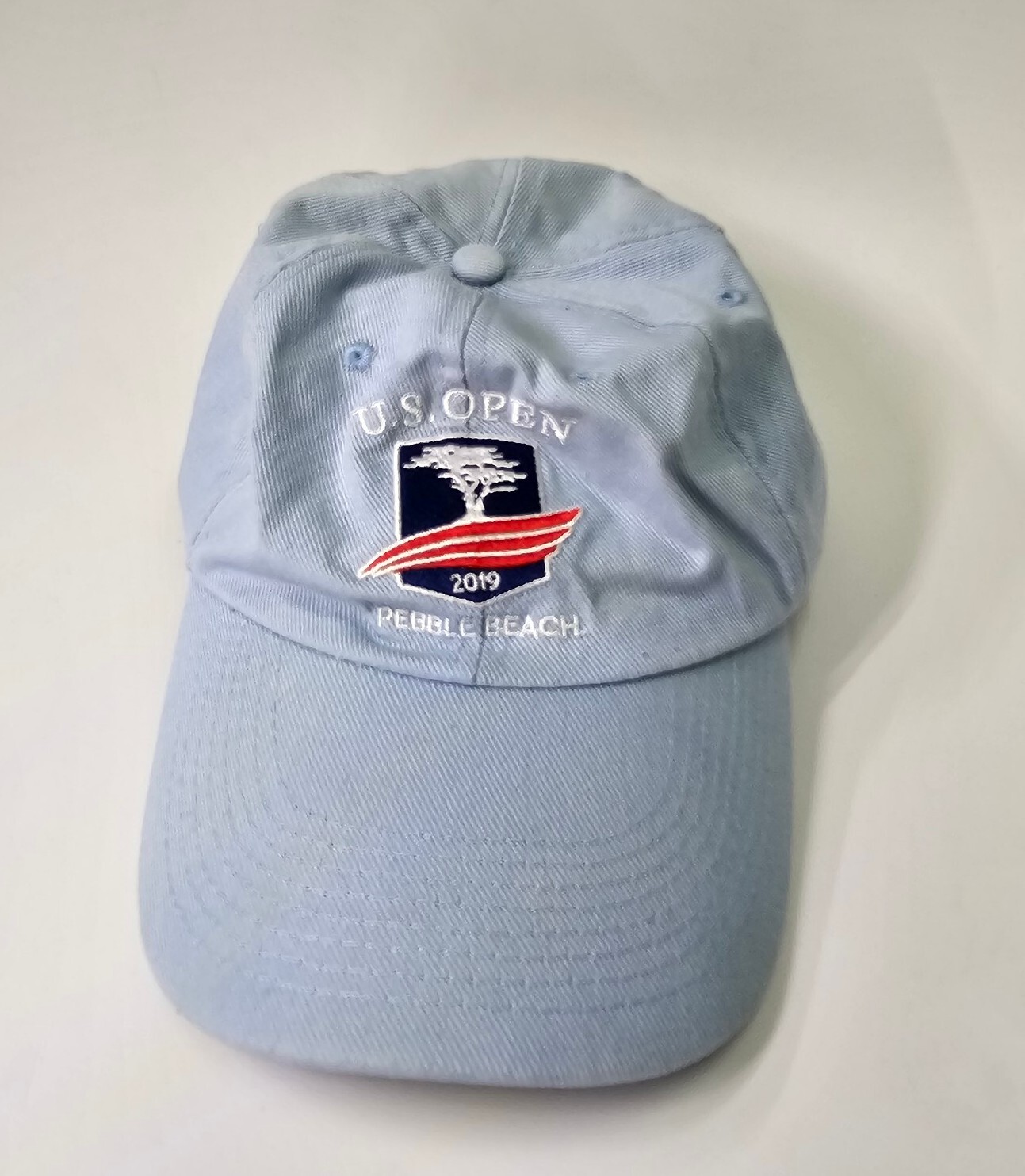 US Open Golf Pebble Beach Adult Baseball Cap Hat Adjustable Blue Usga 2019 J4a