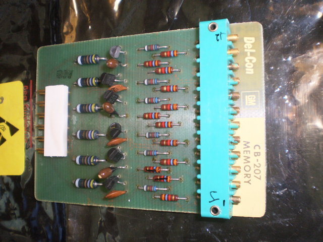 DEL-CON CB-207 MEMORY GM DELCO CARD