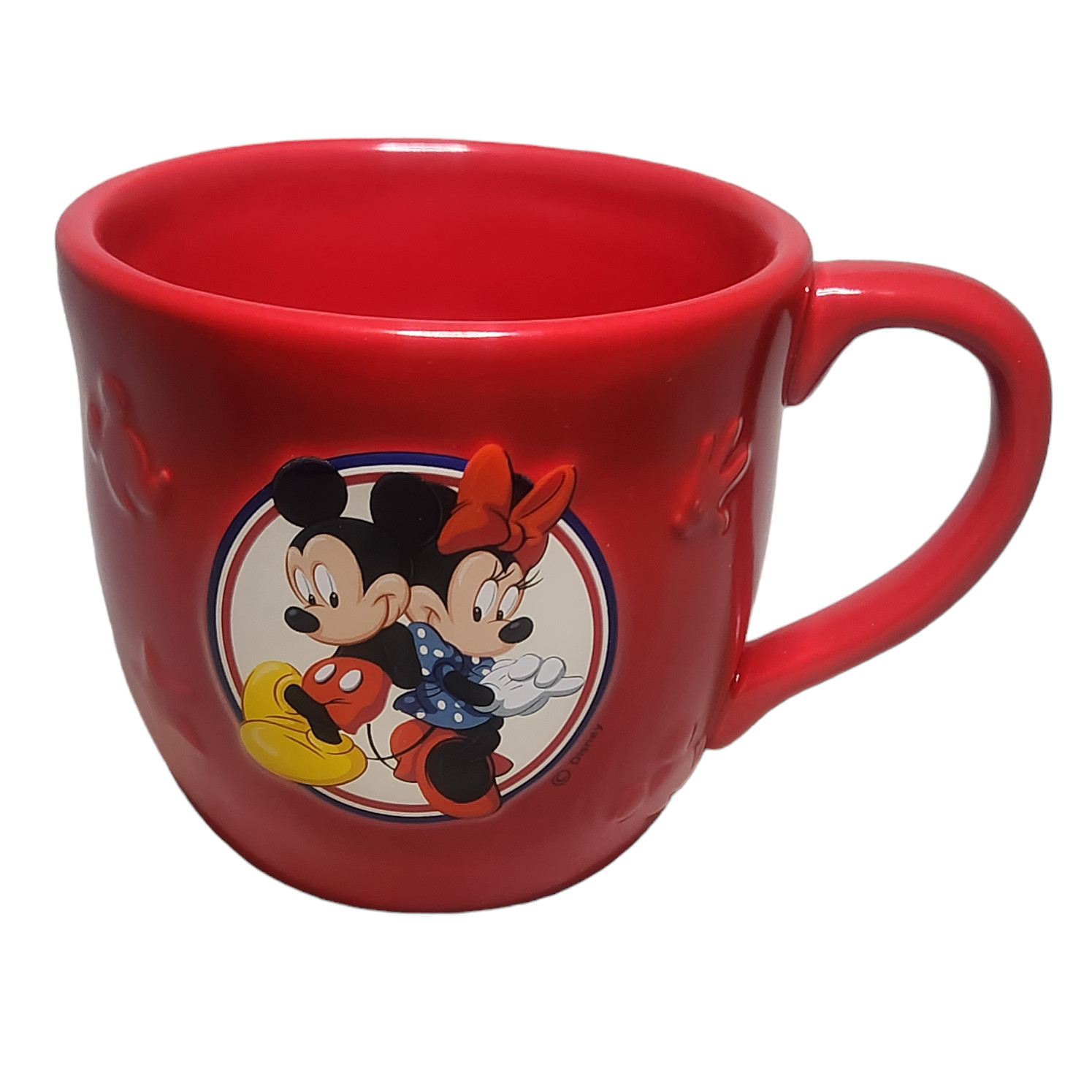 Hallmark Collection Disney Mickey & Minnie Raised Pattern Mug