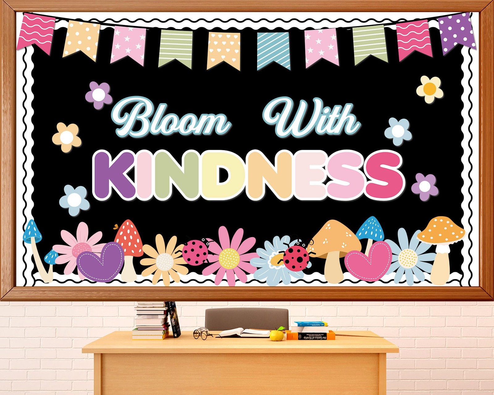 Spring Kindness Bulletin Board Set Bloom with Kindness Classroom Decoration C...