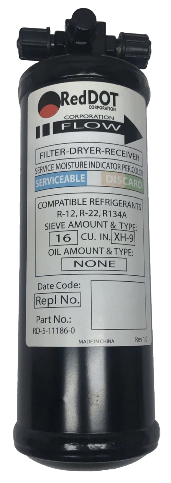 Alliance ABP N83 319735 Reddot RD-5-11186-0P Filter Dryer Receiver