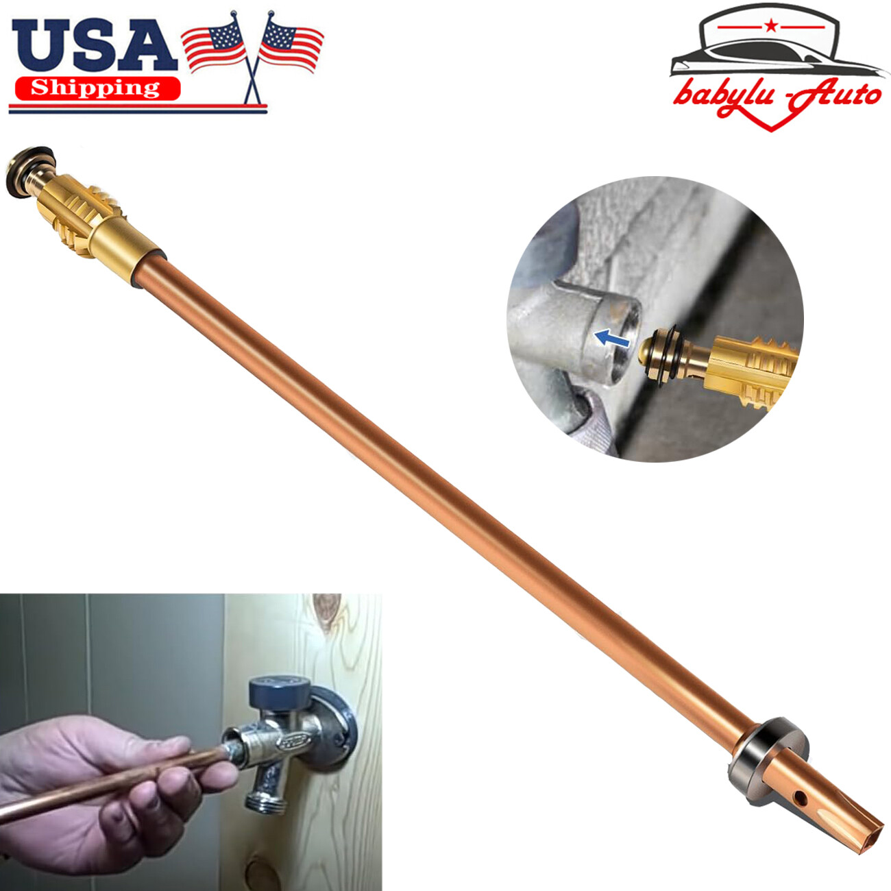 123-0095 Replacement Stem Assembly for Mansfield Style 500 Series Hydrants