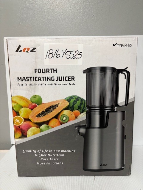 LQZ Cold Press Juicer, Juice Extractor, Slow Masticating