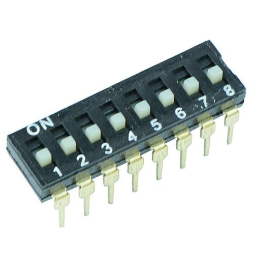 5 x 8-Way Low Profile DIL Switch