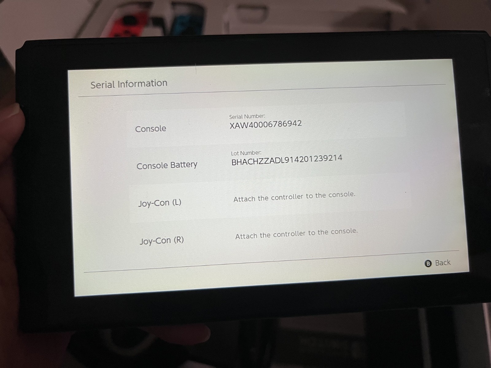 Nintendo switch 2017 unpatched v1 with original box XAW4000678. Working