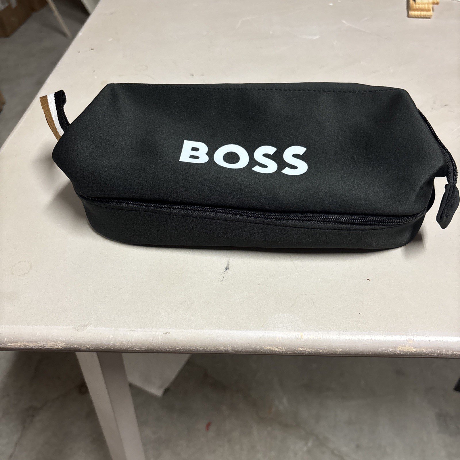 Hugo Boss Toiletry Bag Black NWOT