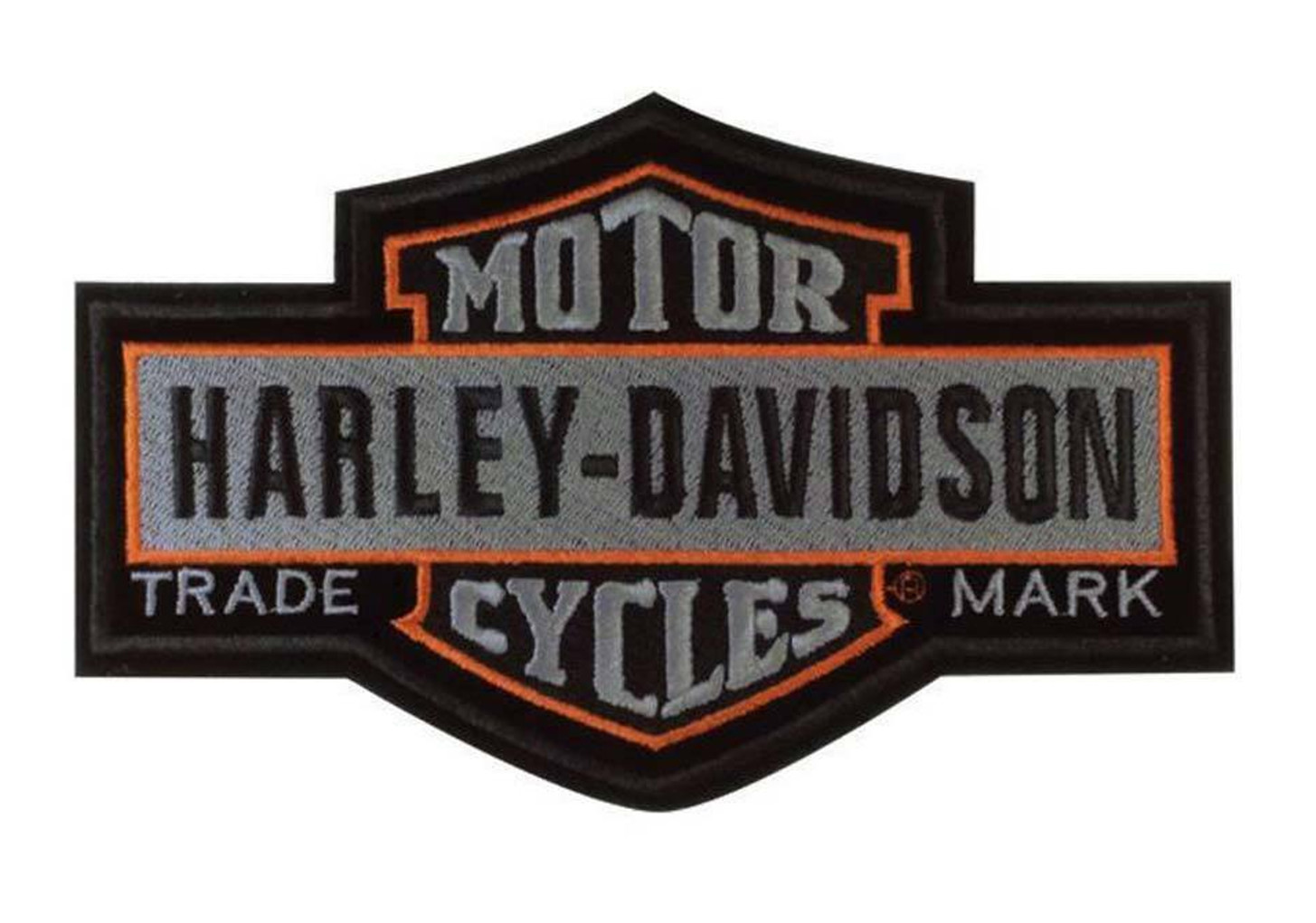 Harley Davidson Long Bar & Shield Patch / Emblem