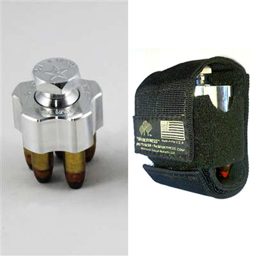 5X-41MAG Speedloader [5-Shot .41 Mag] w/wo Tactical Pouch, for Taurus 415/425 FS