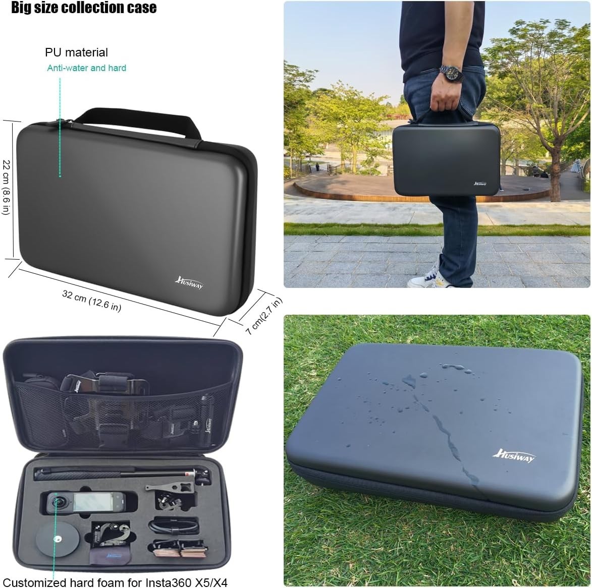 Complete Insta360 X5/X4 Bundle with Tripod & Chest Strap-~