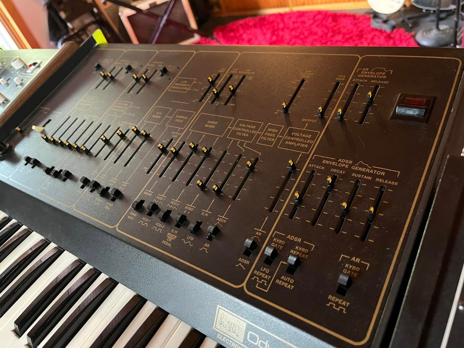 ARP Odyssey MK2 1975 MOOG filter, pro refurbished, heavy duty slider upgrade