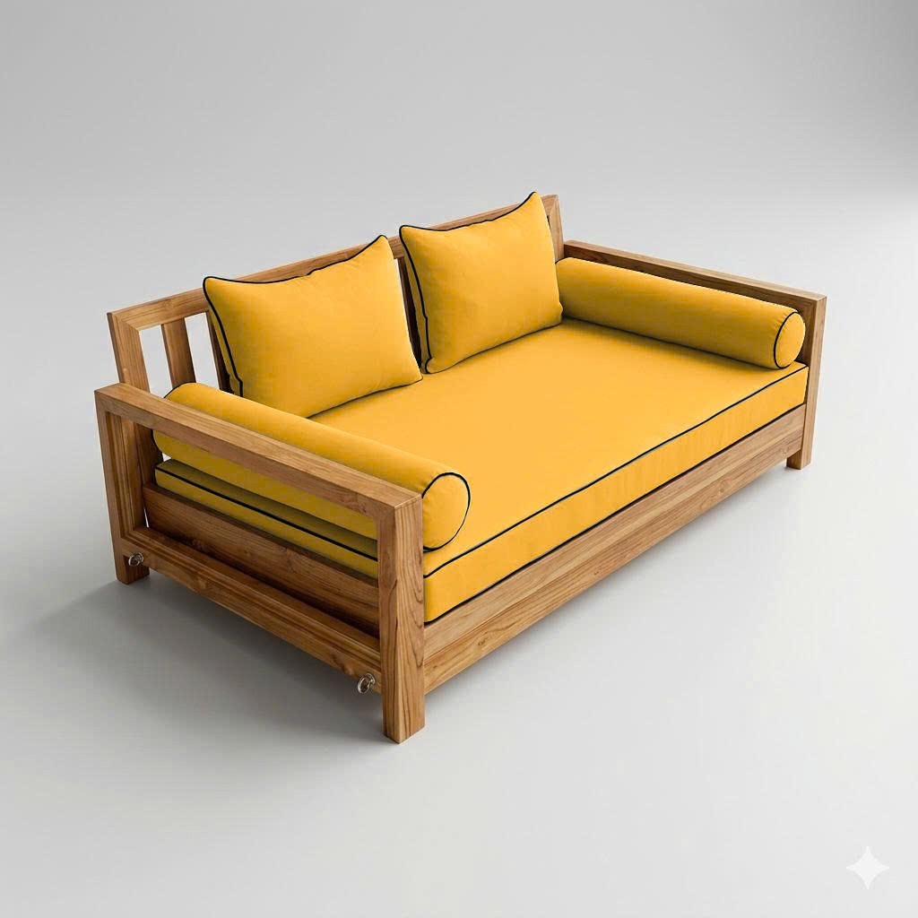 COVER ONLY STYLE 4 Mattress Pillow Daybed Porch Swing Contrast Trim Crib AD108