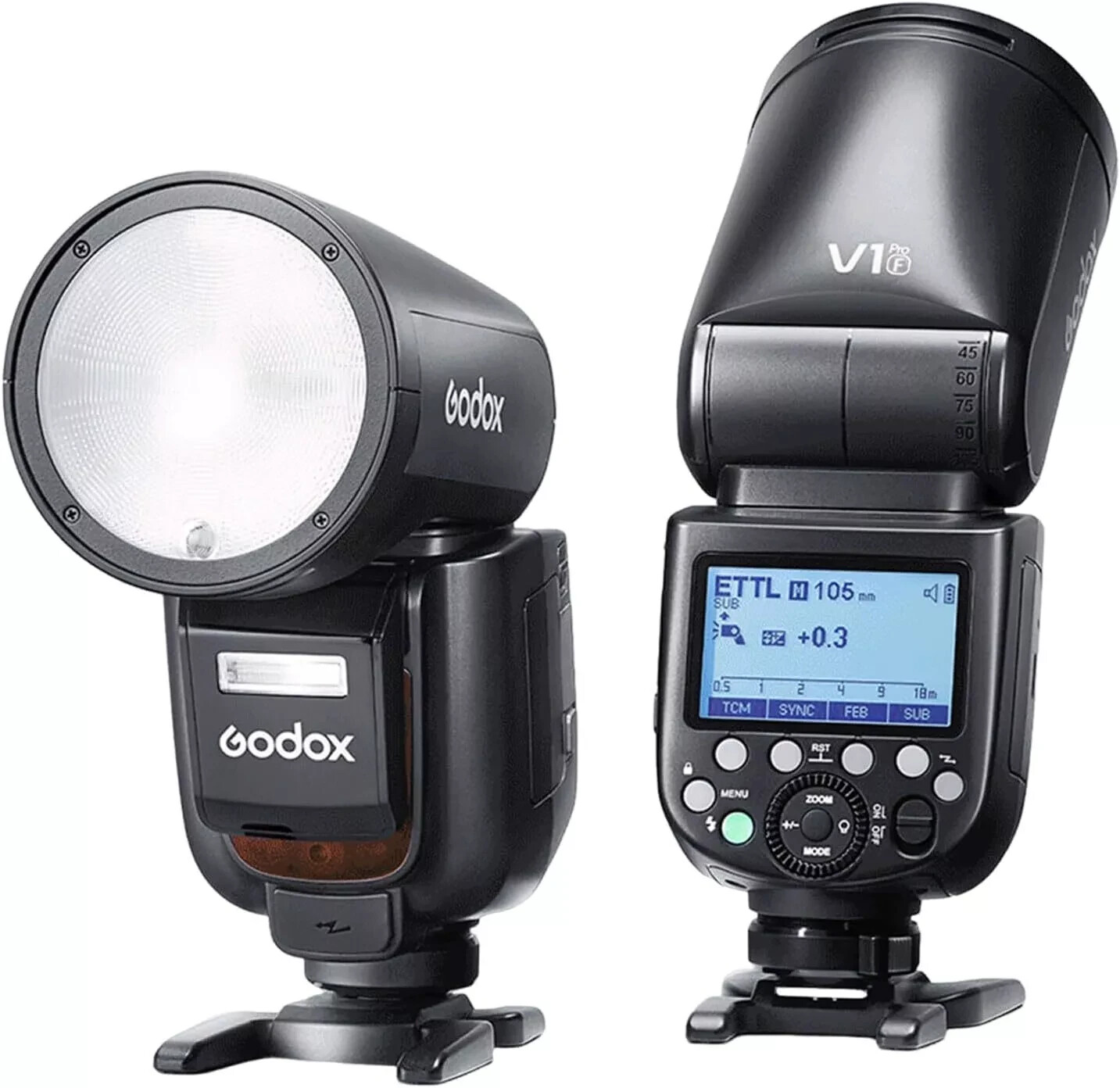 Godox V1 Pro F TTL Li-ion Round Head Camera Flash Speedlight for Fujifilm Camera