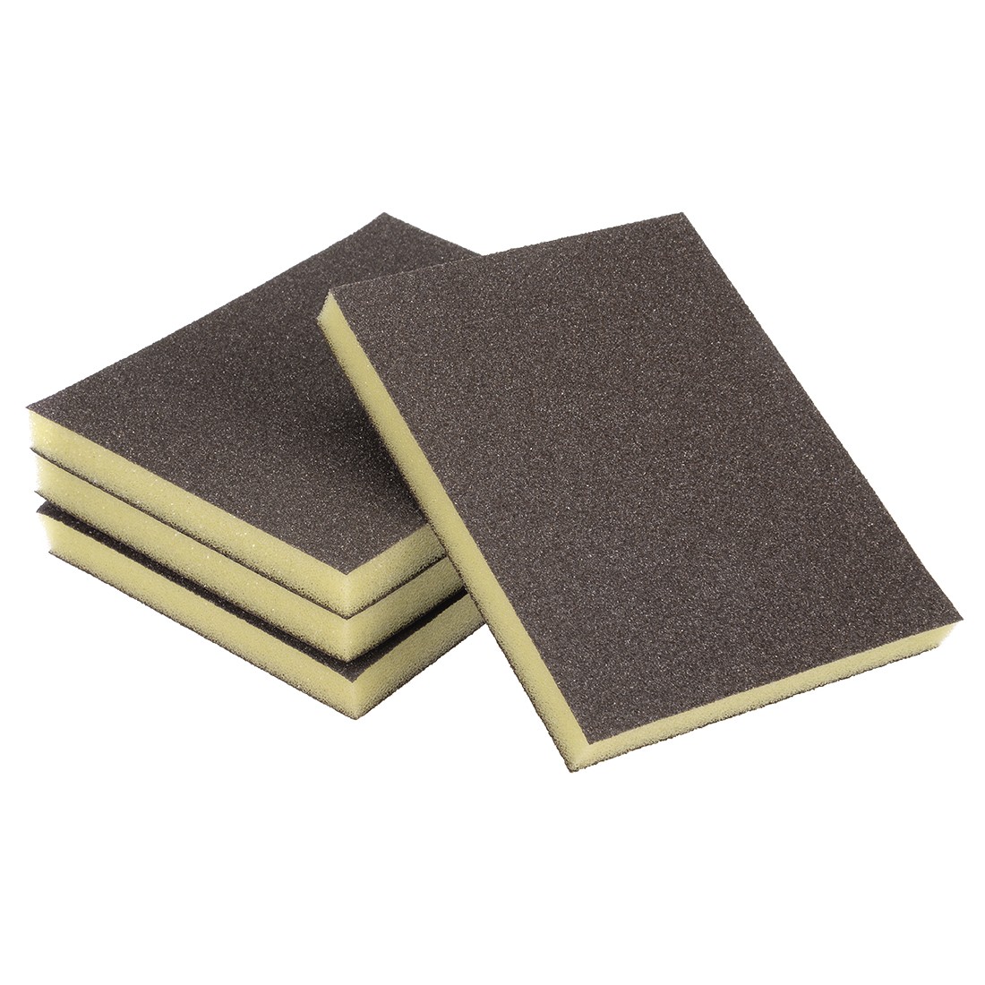 Sanding Sponge Coarse Grit 80 Grit Sanding Block Pad 4.72"x 3.86" x 0.47" 4pcs