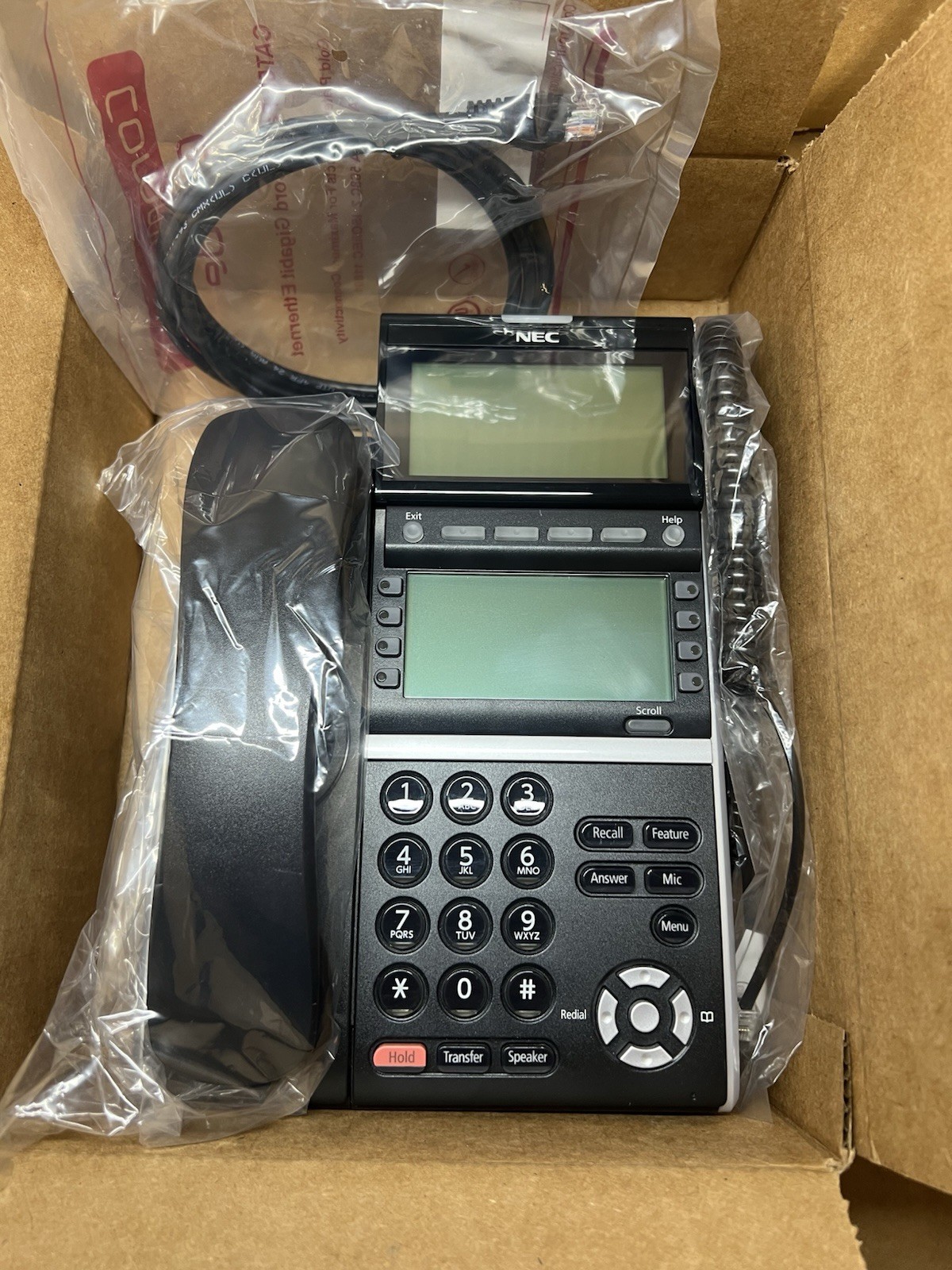NEC ITZ-8LDG-3 IP Phone 660018 BE113801 - Black *Refurbished*