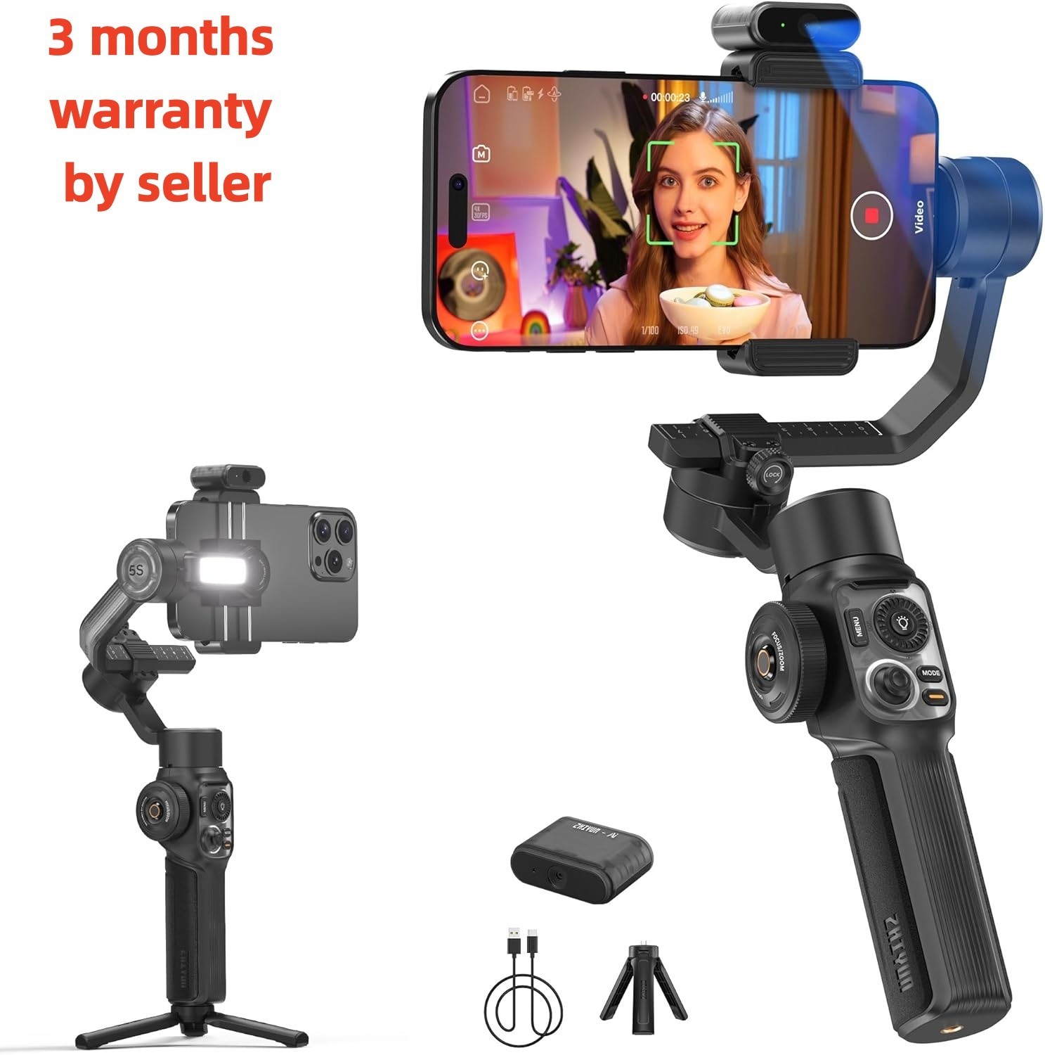 Zhiyun Smooth 5S AI Combo 3-Axis Handheld Smartphone Gimbal (OPEN BOX)