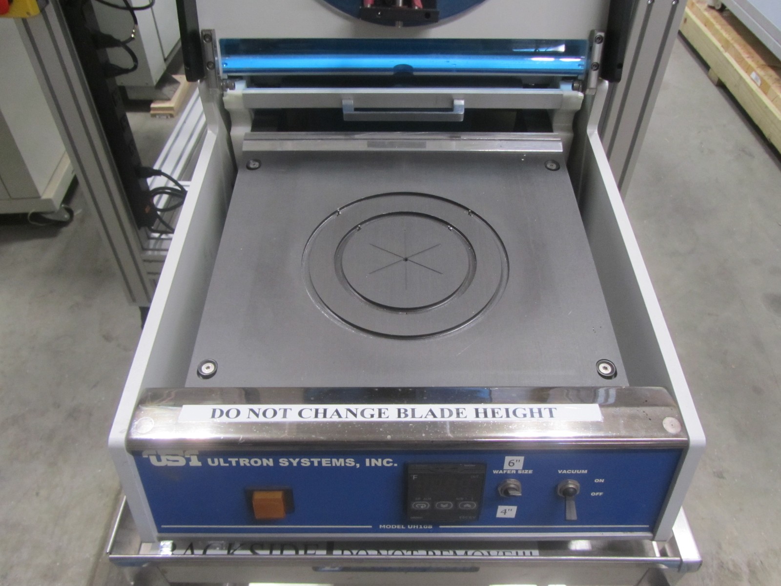 Ultron Systems UH108 Wafer Film Applicator Backlapping USI