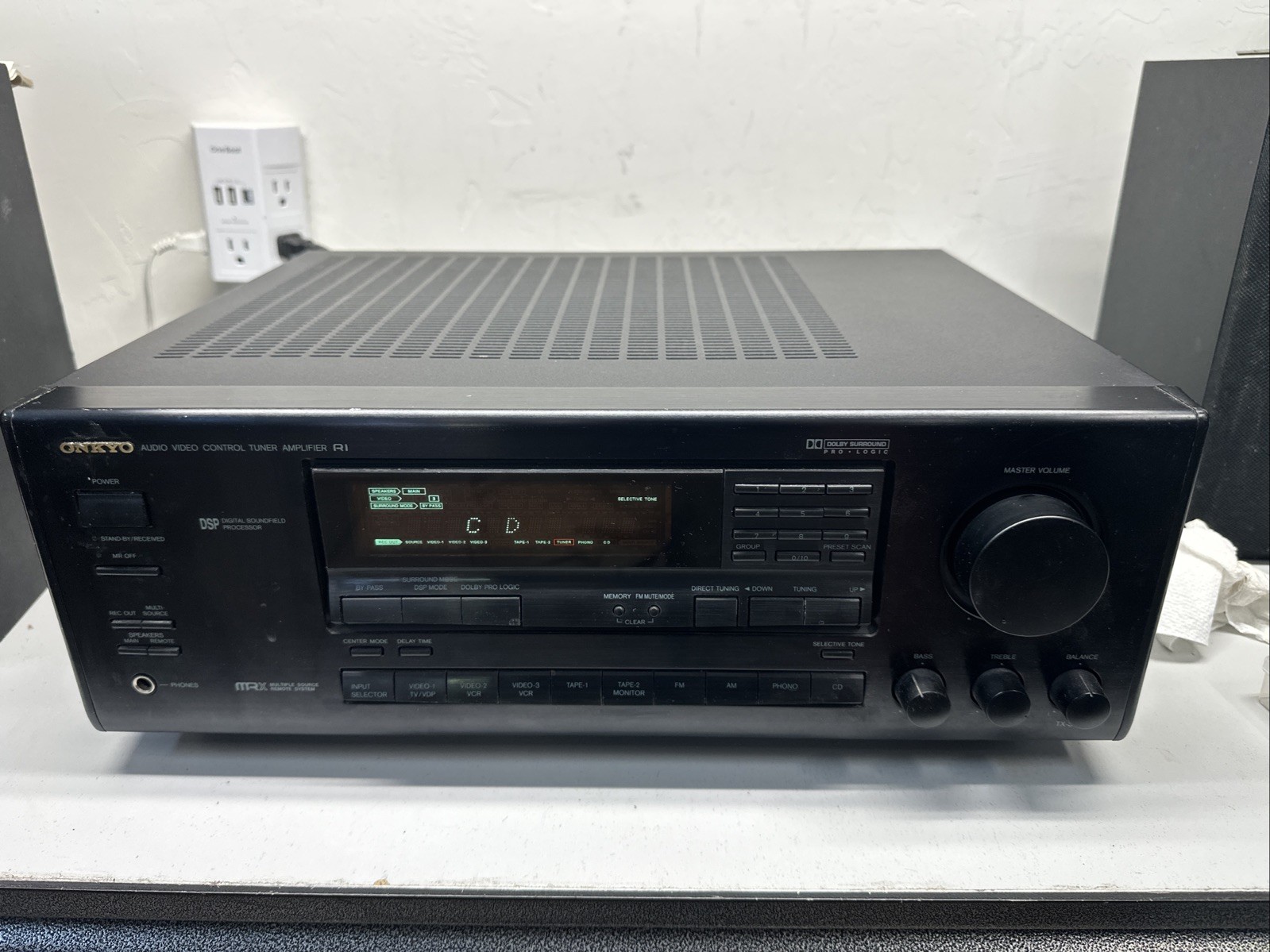 Onkyo TX-SV525 220W Surround Sound Dolby 5.1 Ch Home Theater Receiver No Remote